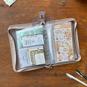 Kept Oshikatsu Multi-Storage A5 Binder - Sand Beige
