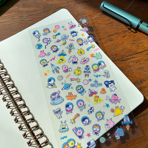 Mind Wave Sticker Sheet - Chibi Galaxy 82367