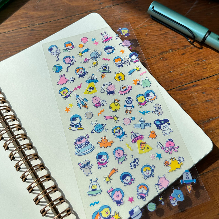 Mind Wave Sticker Sheet - Chibi Galaxy 82367