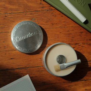 Coccoina All Natural Glue Tin - Silver Tin