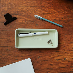 Dulton Metal Pen Tray - Ivory