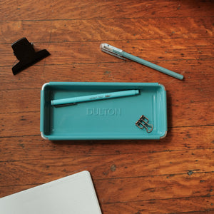 Dulton Metal Pen Tray - Blue Gray