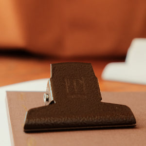 Ellepi Enamel Coated Clips M - 7cm - Brown