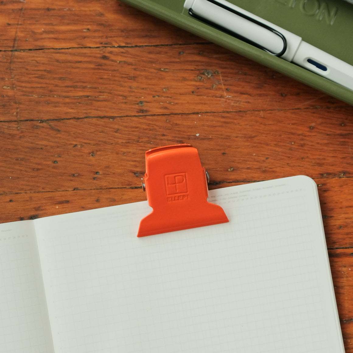Ellepi Enamel Coated Clips - 5cm - Orange