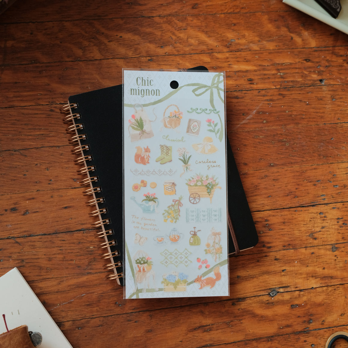 Mind Wave Chic Mignon Sticker Sheet - Gardening 82527