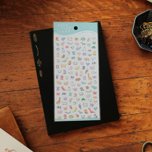 Mind Wave Poko Time Sticker Sheet - Animals 82434