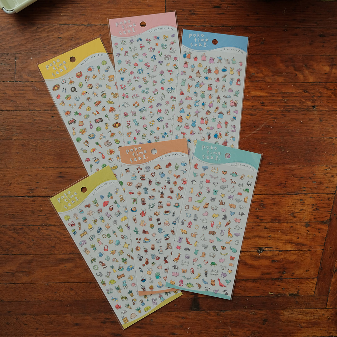 Mind Wave Poko Time Sticker Sheet - People 82430