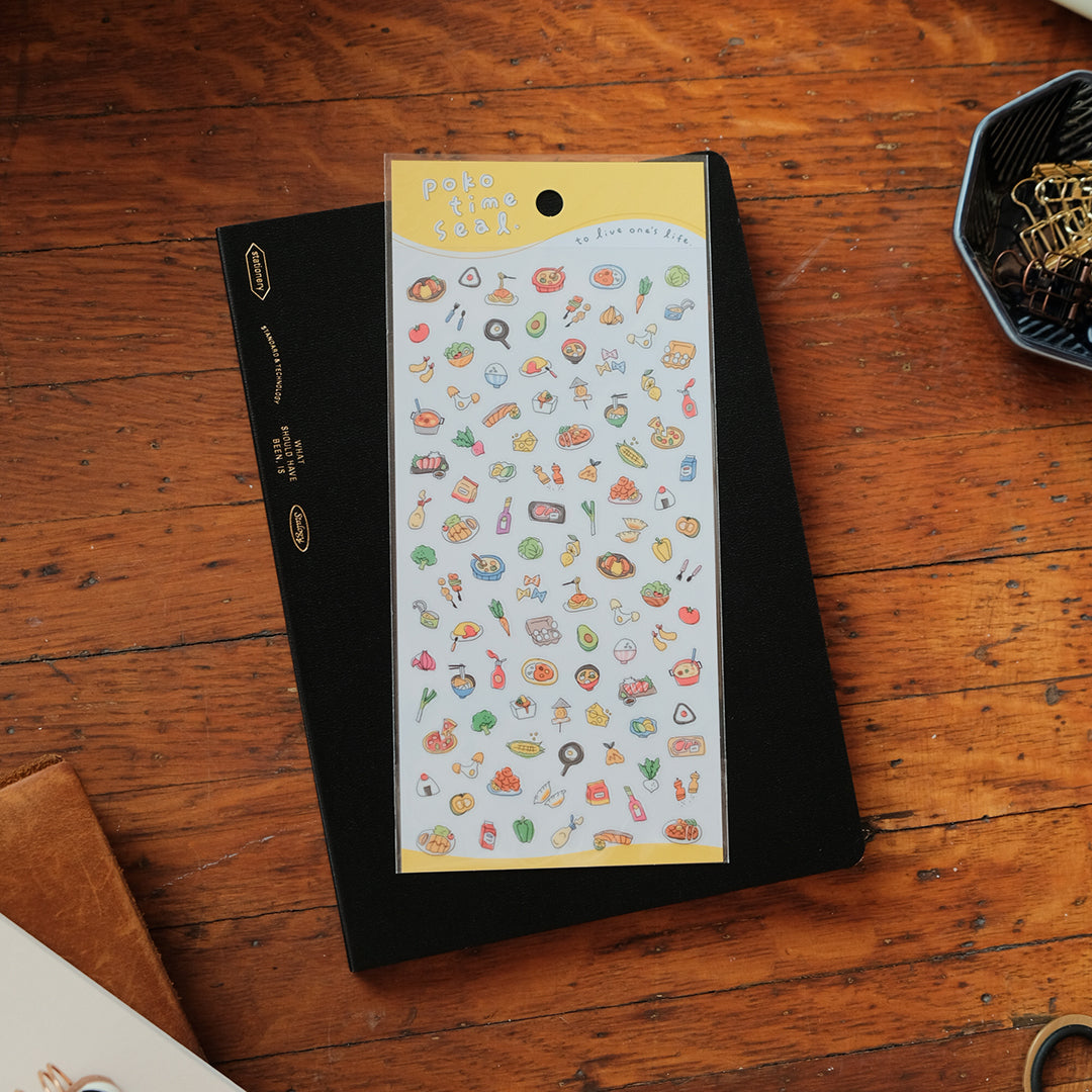 Mind Wave Poko Time Sticker Sheet - Meals 82433
