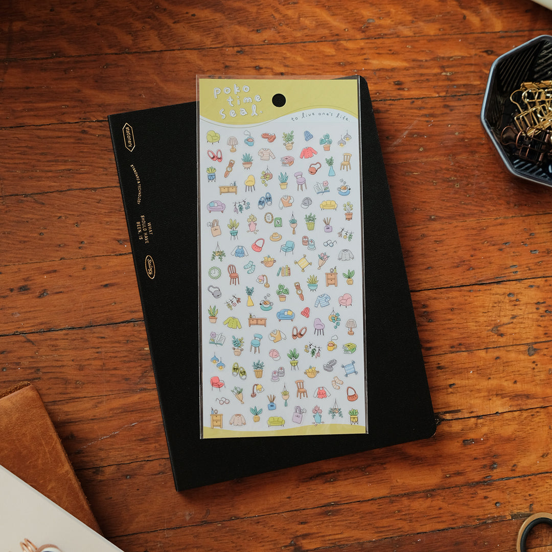 Mind Wave Poko Time Sticker Sheet - Room 82431