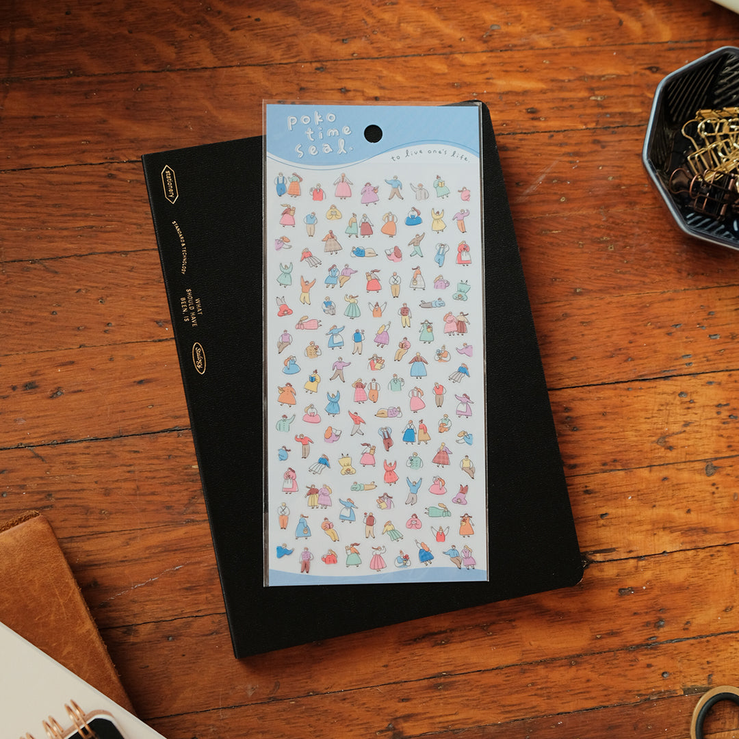 Mind Wave Poko Time Sticker Sheet - People 82430