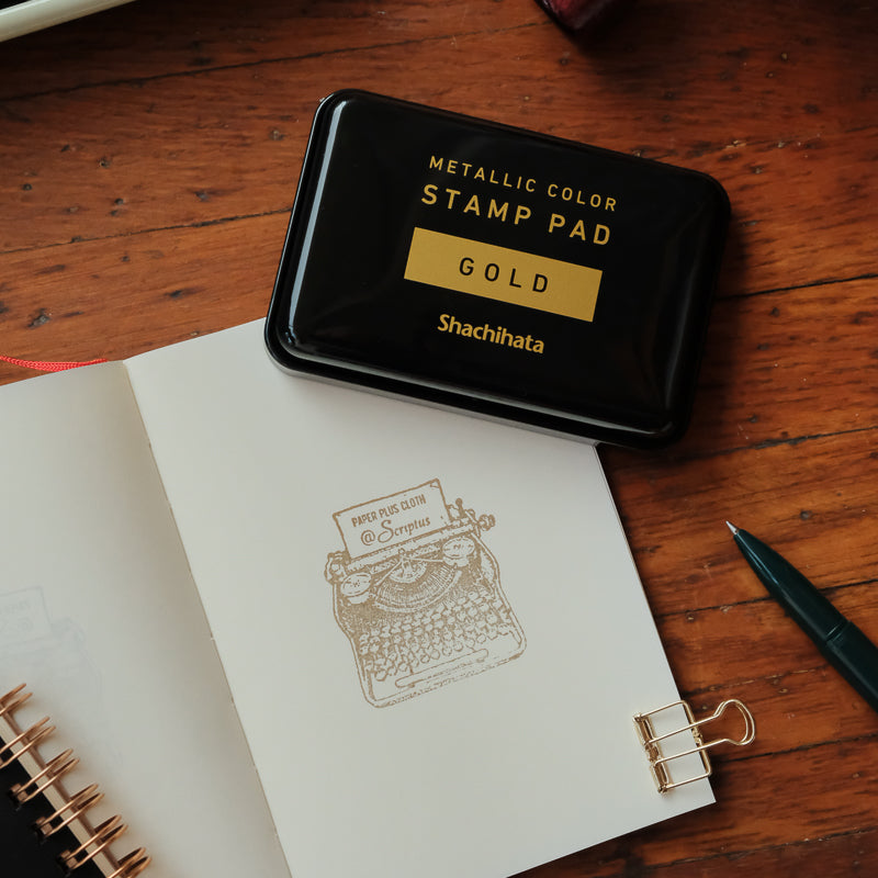 Shachihata Metallic Ink Pad - Gold