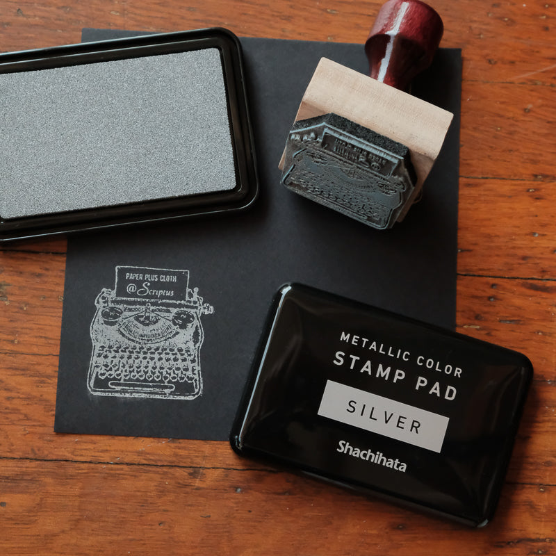 Shachihata Metallic Ink Pad - Silver