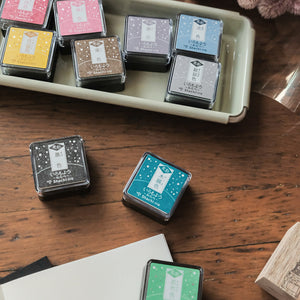 Shachihata Iromoyo Shine MINI Ink Pad - Sunflower - HAC-S1G-Y