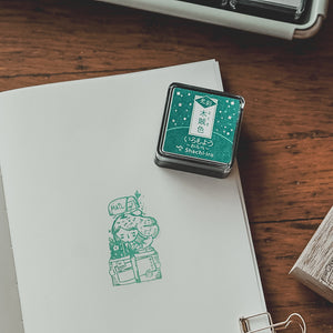 Shachihata Iromoyo Shine MINI Ink Pad - Tokusairo - HAC-S1G-DG