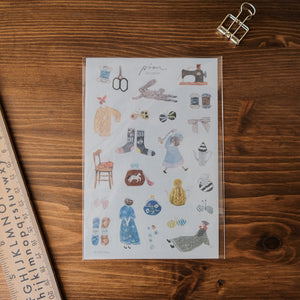 Pion Sticker Sheet - Fabric