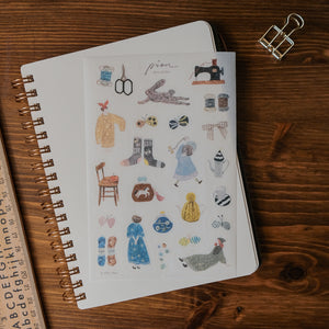 Pion Sticker Sheet - Fabric