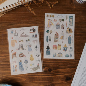 Pion Sticker Sheet - Fabric