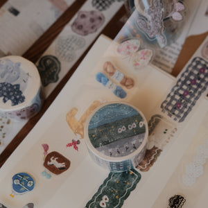 Pion - 2.5cm Die Cut Sticker Washi Tape - Ribbon