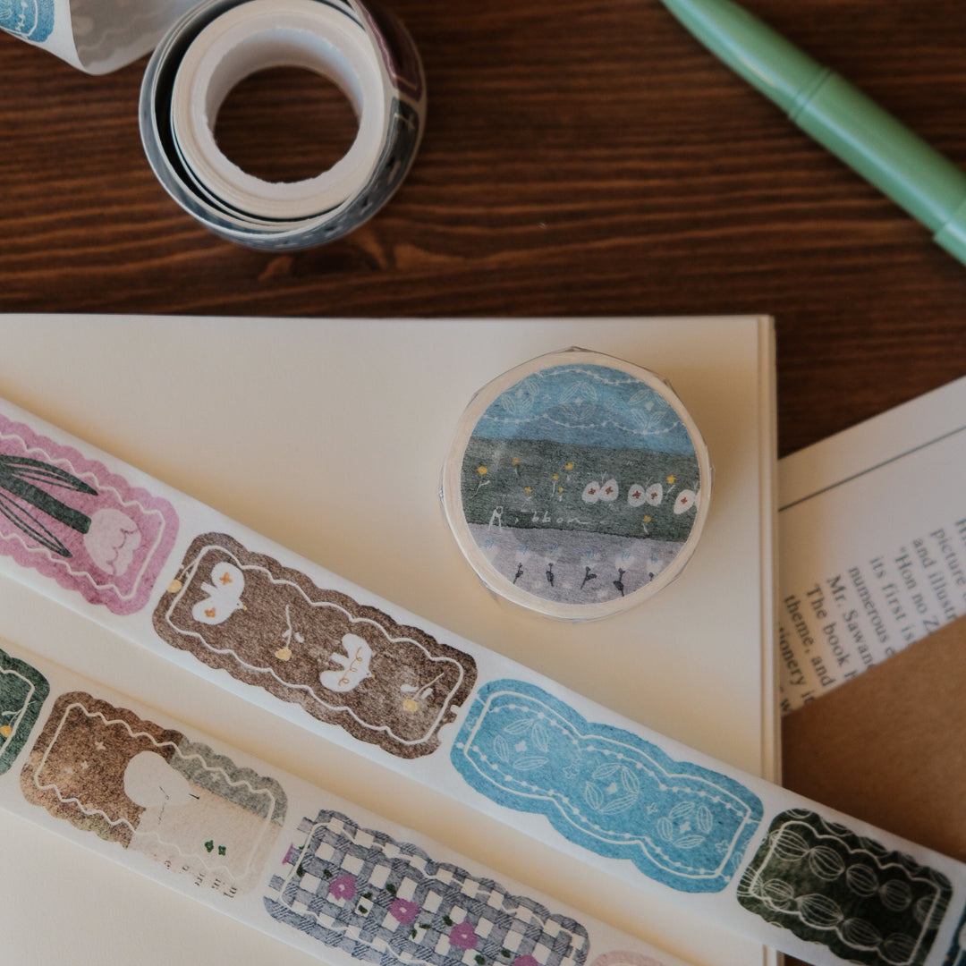 Pion - 2.5cm Die Cut Sticker Washi Tape - Ribbon