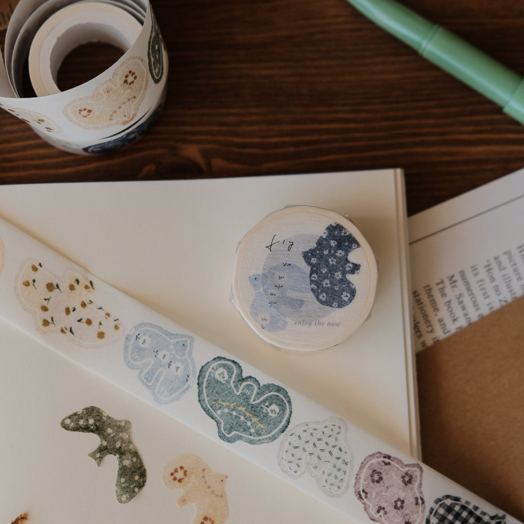 Pion - 2.5cm Die Cut Sticker Washi Tape - Fly