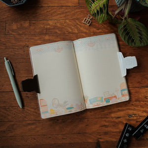 Midori Yuru Log B6 Notebook - Travel & Hotel