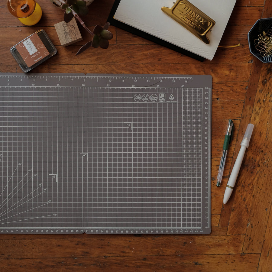 iMAT Flip Cutting Mat 2.0 Storage Edition A3 Large - Caramel Macchiato iMAT-032