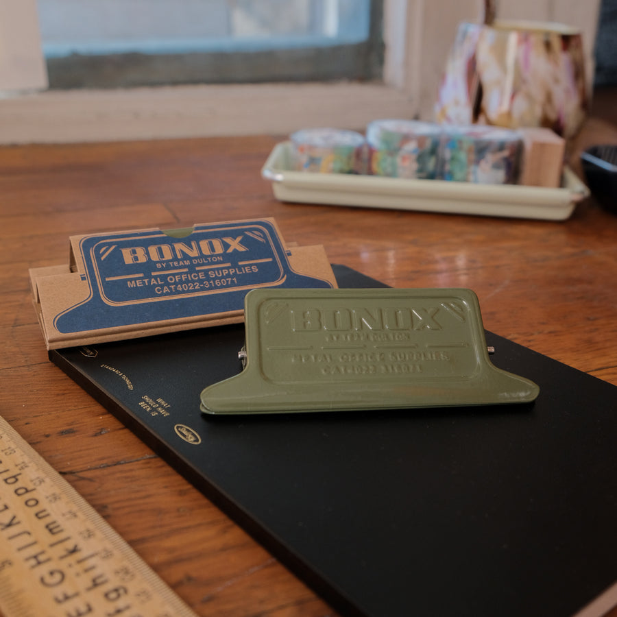 Coated Metal Clamp Large - Olive