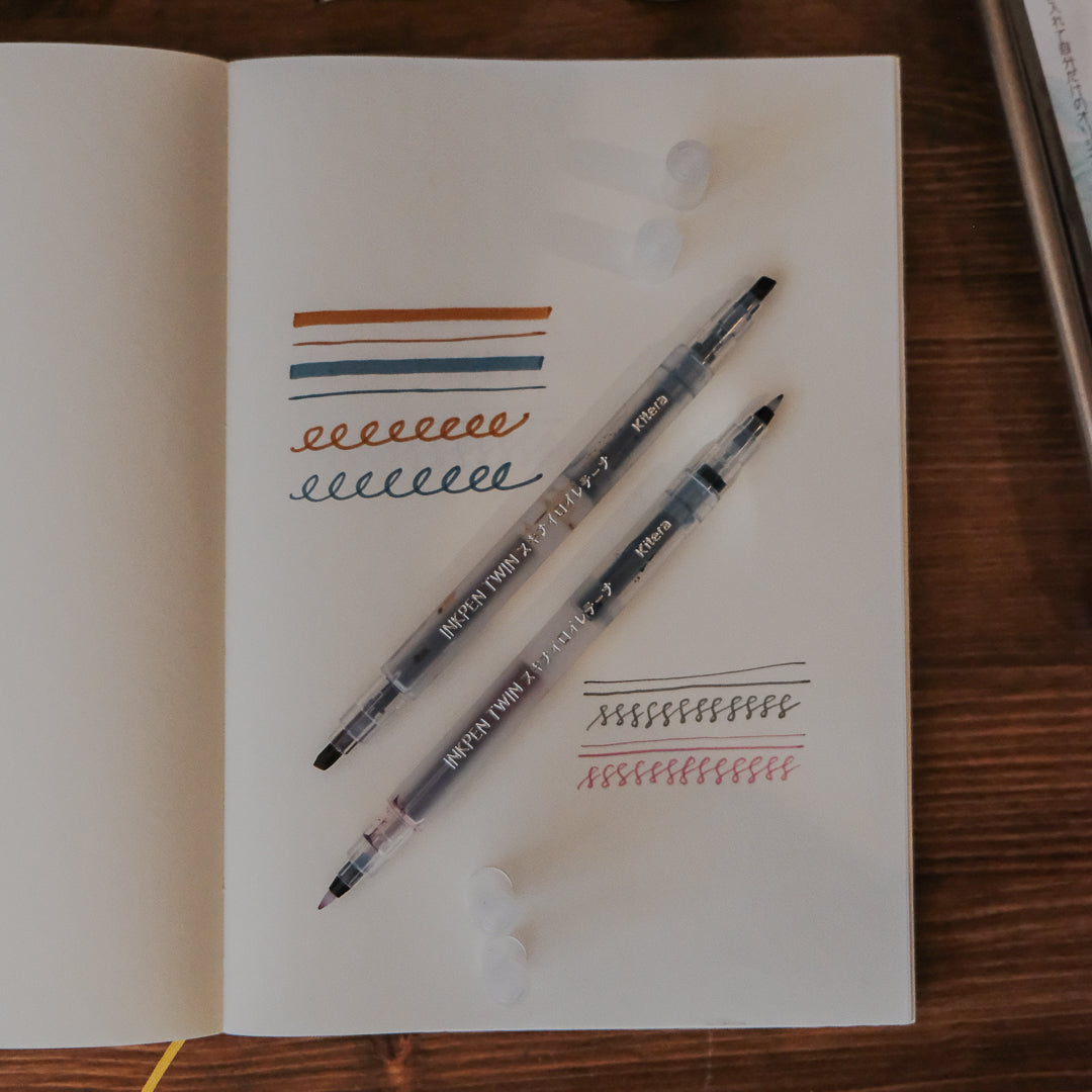 Kitera Inkpen Twin Dual Ended Fillable Pen - Fine Tip