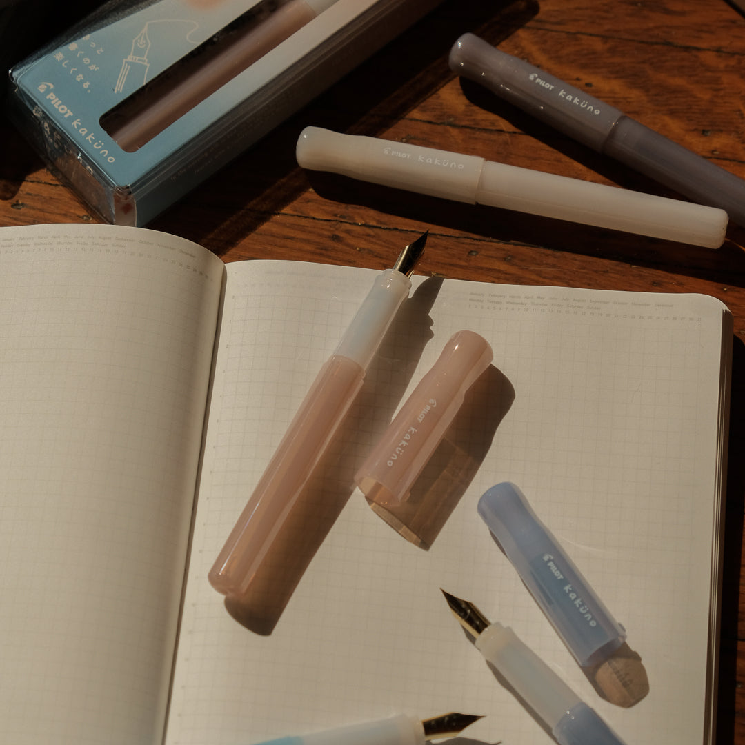 Pilot Kakuno Madoromi Fountain Pen - Drowsy Pink