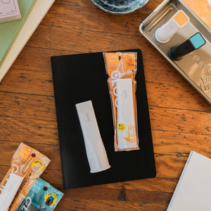 Kokuyo Gloo Glue Stick - Wrinkle Free (Orange) - Medium 22g