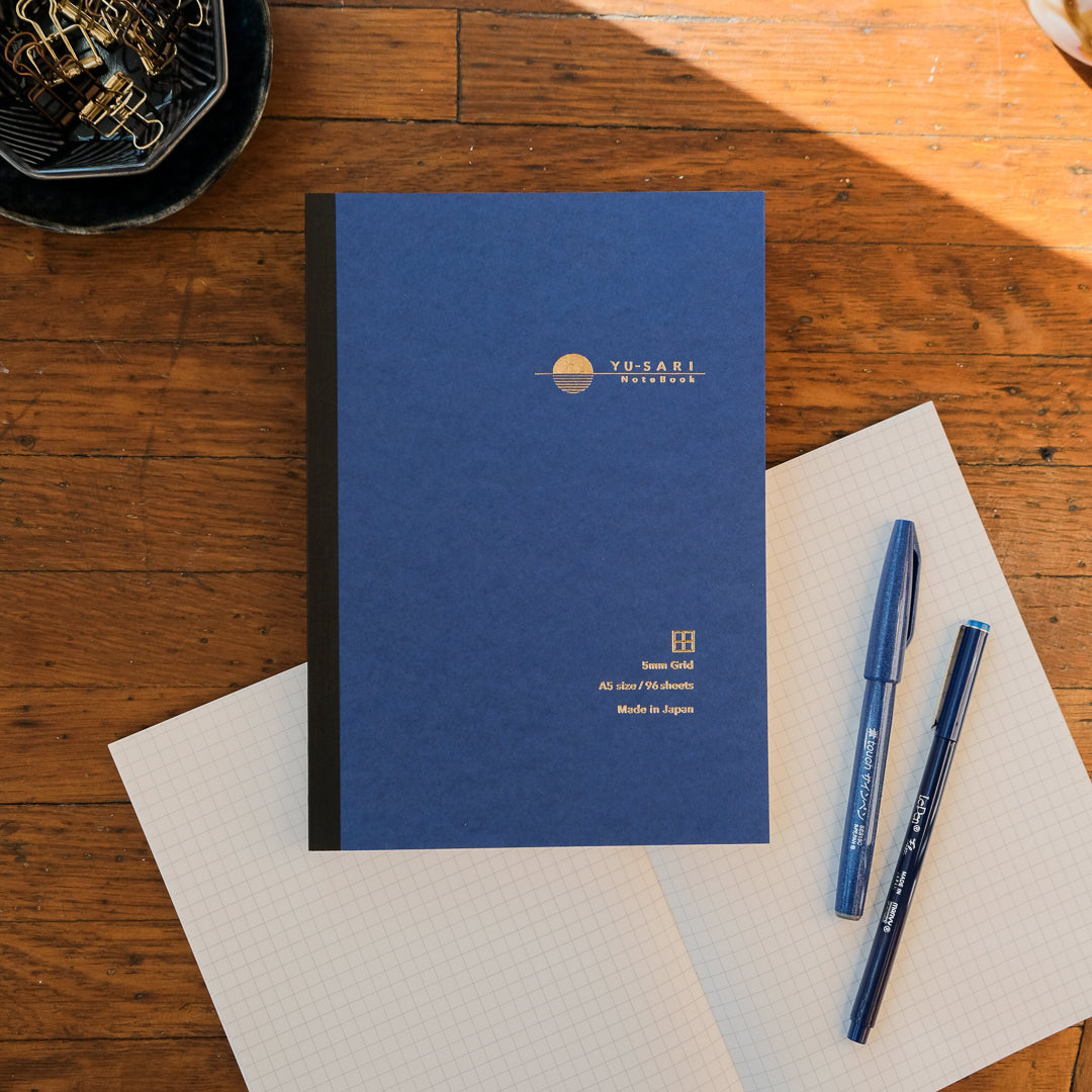 Nakabayashi Yu-Sari A5 Notebook - 5mm Grid