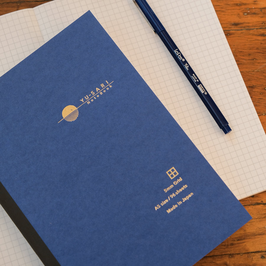 Nakabayashi Yu-Sari A5 Notebook - 5mm Grid