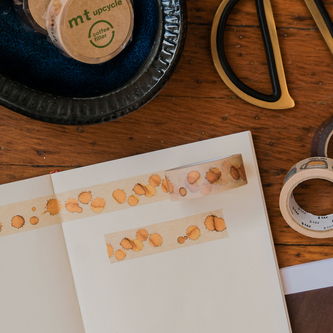 mt Upcycle Washi Tape - MT01UP02 Coffee Stain