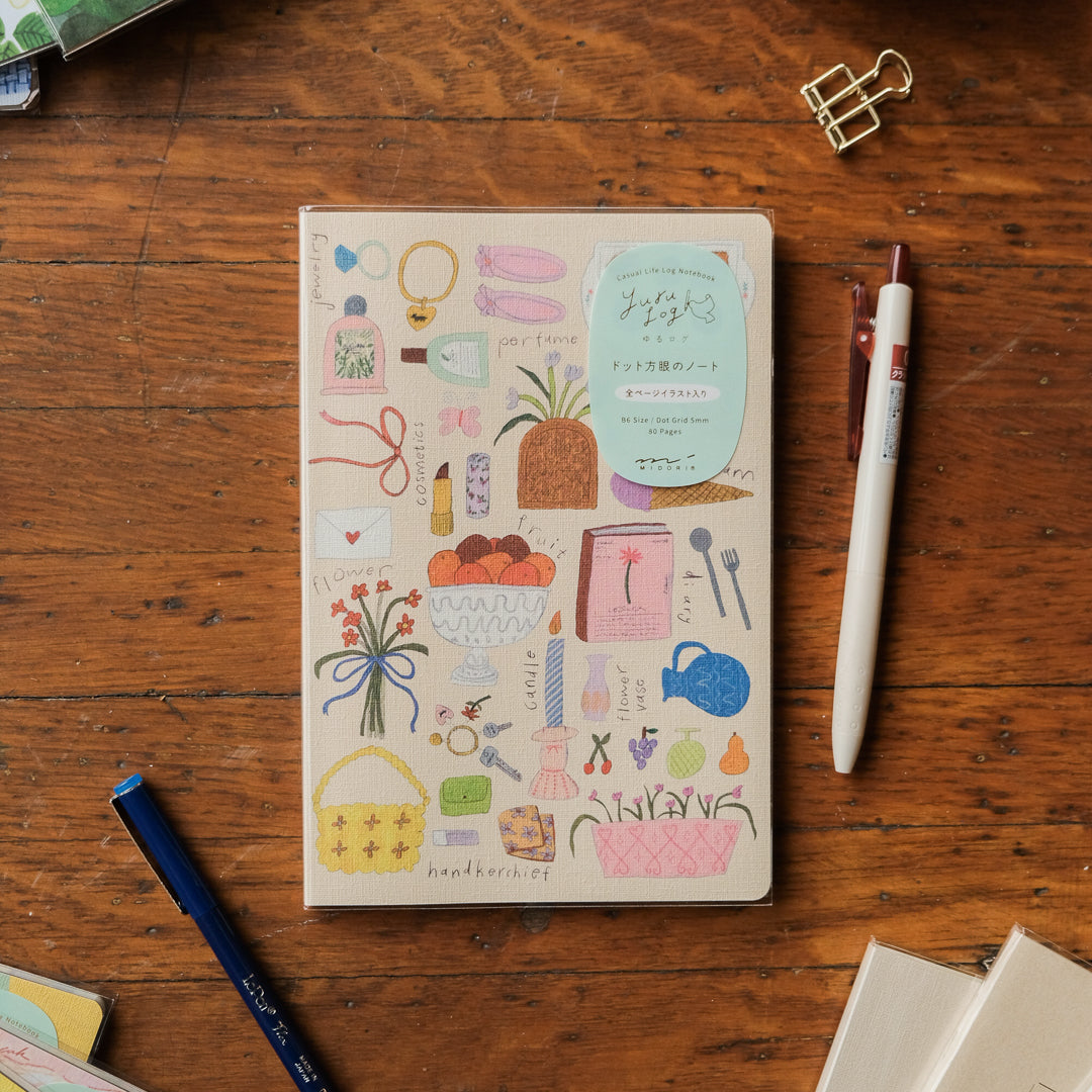 Midori Yuru Log B6 Notebook - My Life
