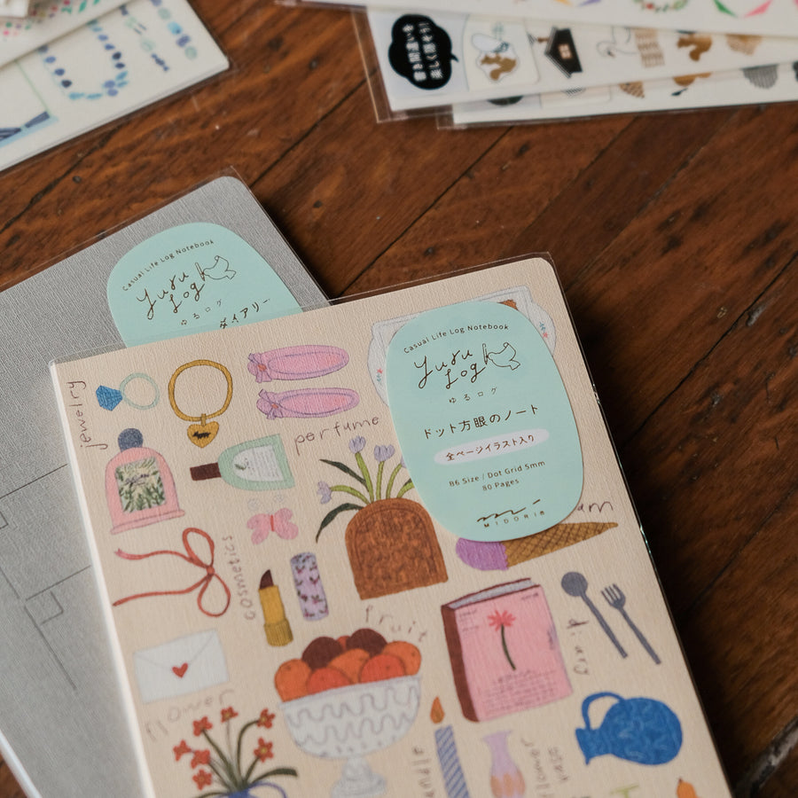 Midori Yuru Log B6 Notebook - My Life