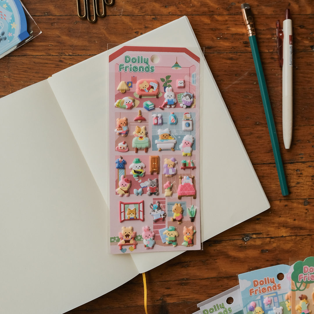 Mind Wave Dolly Friends Sticker Sheet - House 82545