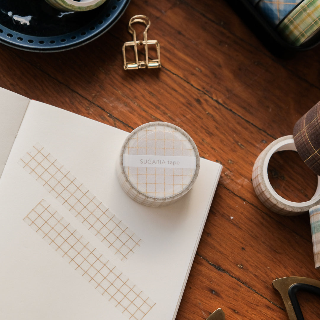 Mind Wave Sugaria 15mm Clear Tape - 95549 Gingham Check 2