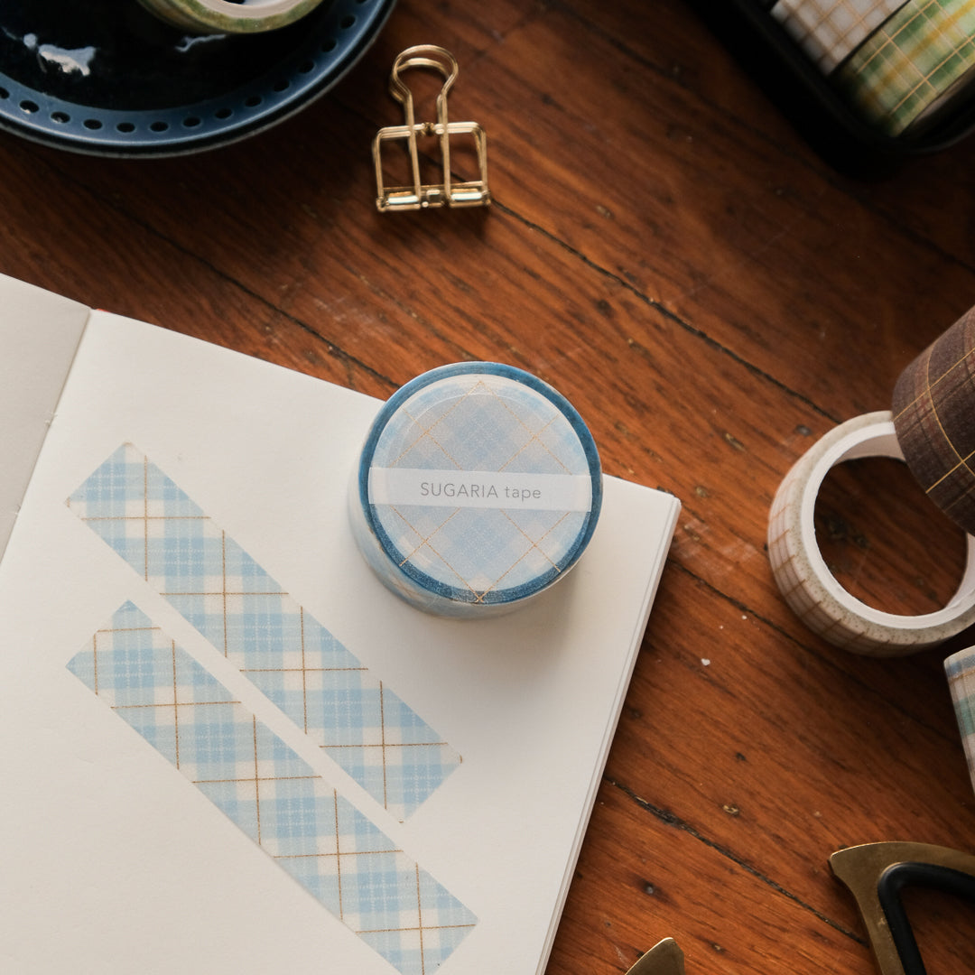 Mind Wave Sugaria 15mm Clear Tape - 95550 Gingham Check 3