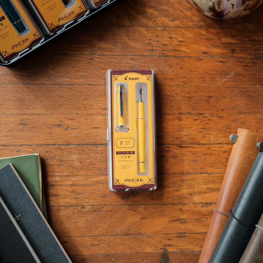 Pilot Prera Fountain Pen - Warm Yellow