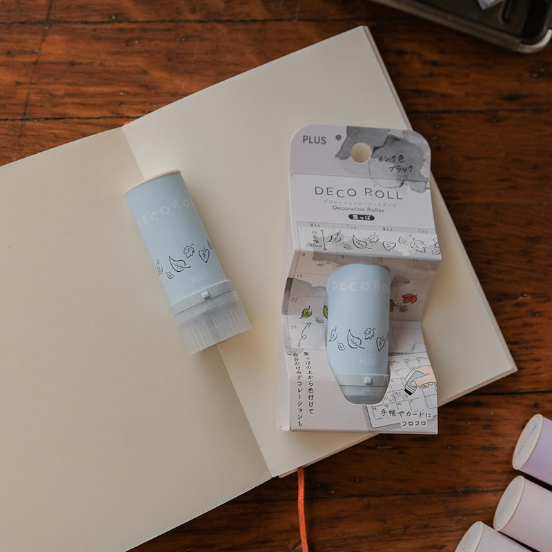 Plus Roller Stamp Deco Roll 11mm - Leaf 40-196