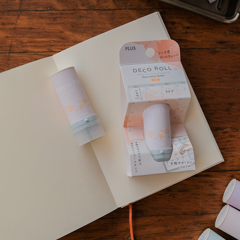 Plus Roller Stamp Deco Roll 11mm - Flower 10-195