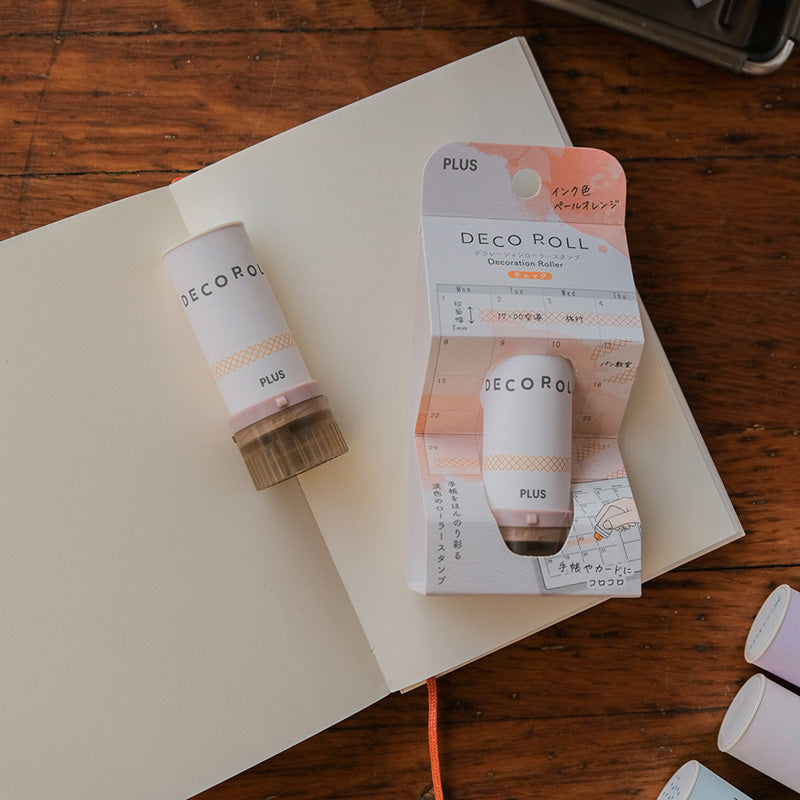 Plus Roller Stamp Deco Roll 5mm - Check 40-192