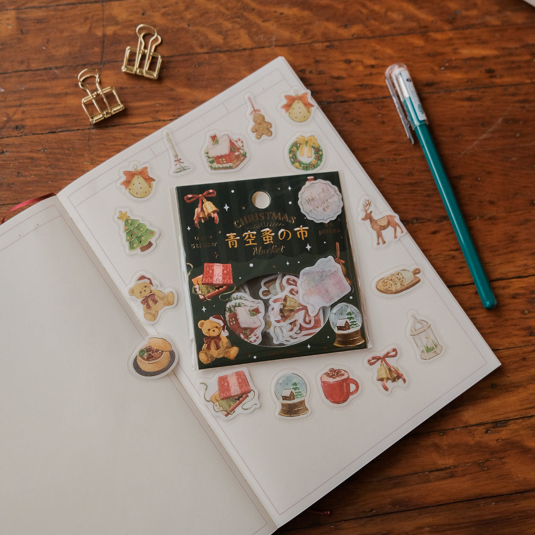 BGM Christmas Sticker Flakes - Christmas Market BS-FGLC016