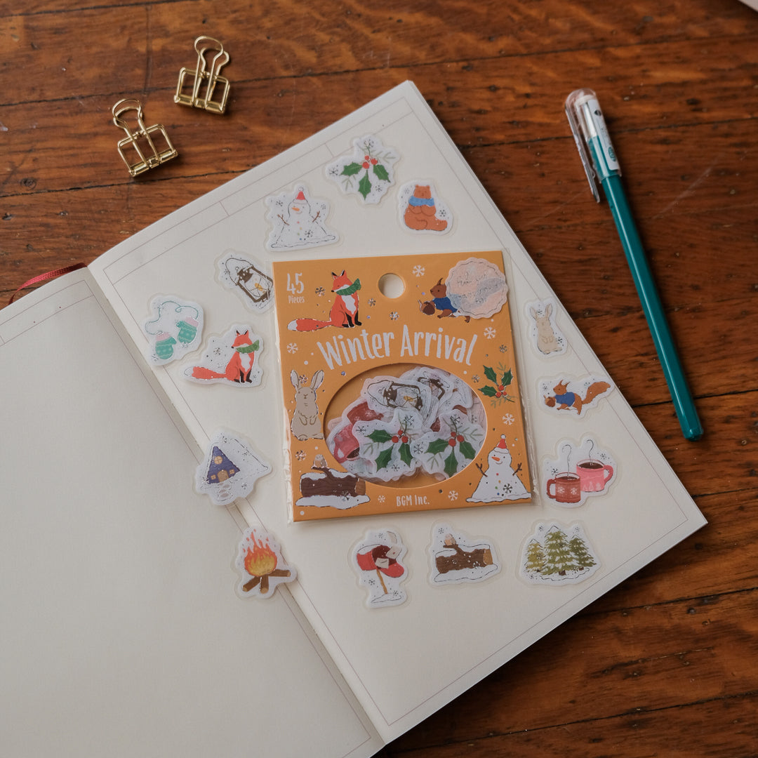 BGM Sticker Flake Seals - Winter Arrival BS-FGLW011