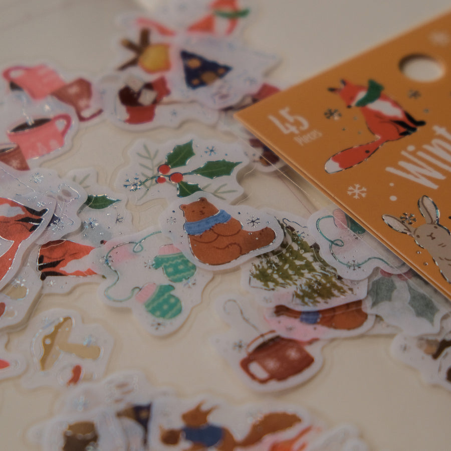 BGM Sticker Flake Seals - Winter Arrival BS-FGLW011