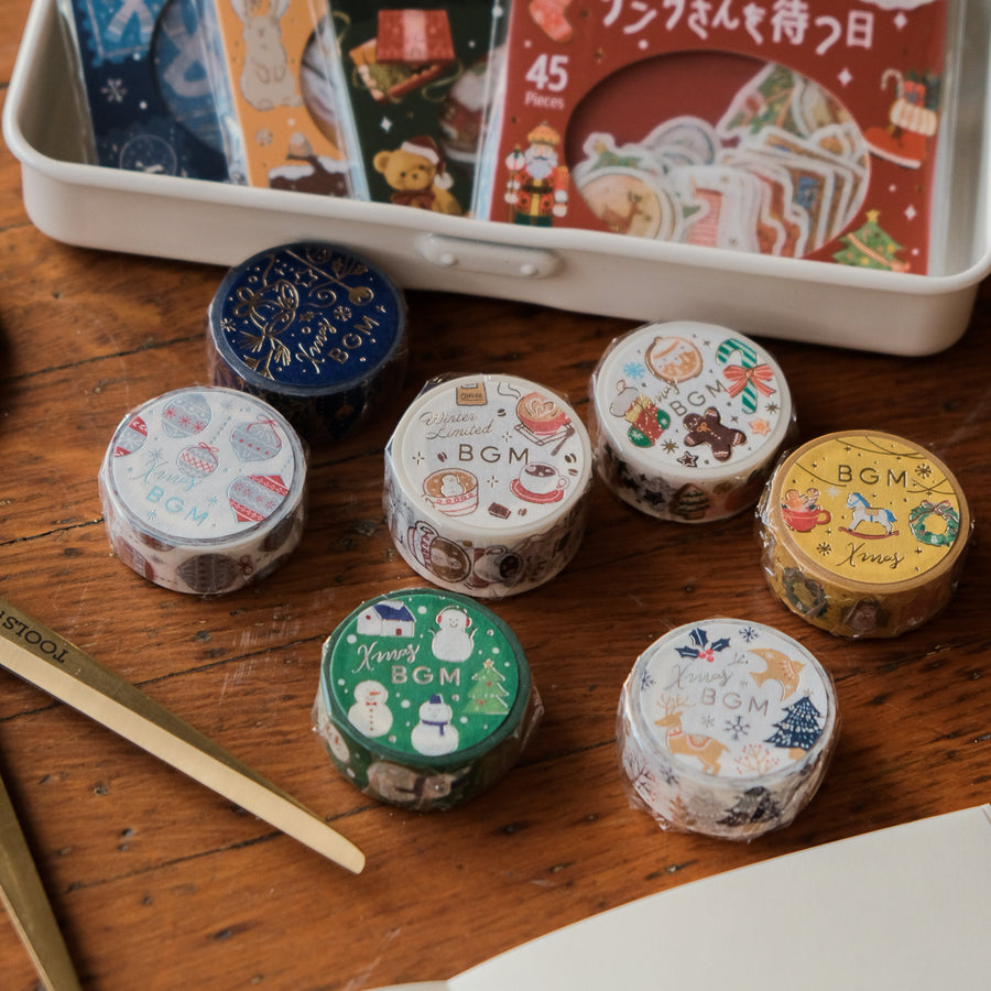 BGM Christmas Washi Tape - Christmas Forest BM-SPLM057