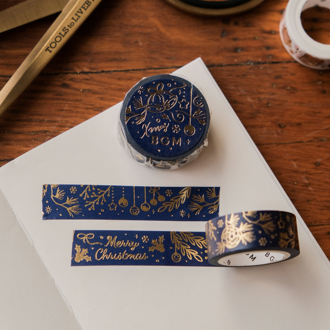 BGM Christmas Washi Tape - Shining Xmas BM-SPLM058