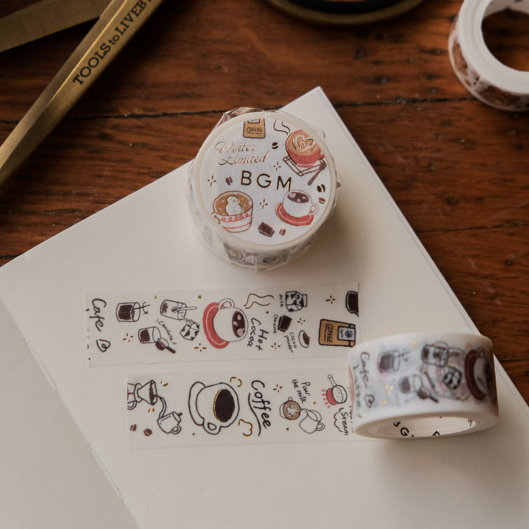 BGM Winter Only Washi Tape - Winter Drinks BM-SPLW044