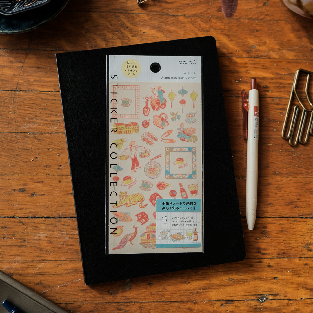 Midori Stickers 2718 Vietnamese Motifs