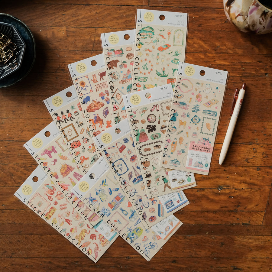 Midori Stickers 2710 British Motifs